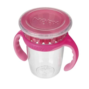 Copo Inteligente 360 De Tritan 240ml Rosa – Nuby