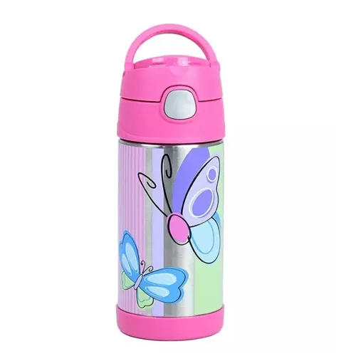 Garrafa Térmica Infantil Funtainer Borboleta – Thermos - Image 3