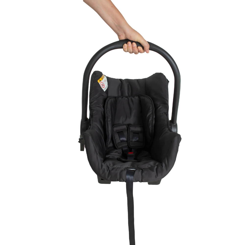 Carrinho de Bebê Milano Reversível III Travel System Golden + Bebê Conforto Grid Black – Galzerano - Image 9