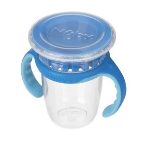 Copo Inteligente 360 De Tritan 240ml Azul – Nuby