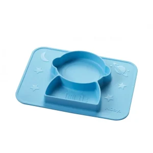 Jogo Americano com Prato de Silicone Astronaut Mat Azul – Nûby