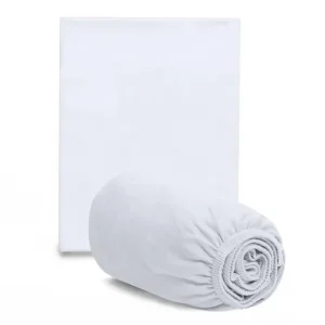 Jogo De Lençol + Fronha Para Mini Berço Branco – Hug