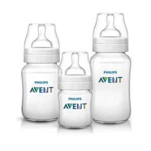 Kit 3 Mamadeiras Anti-colic 125ml + 260ml + 330ml – Avent