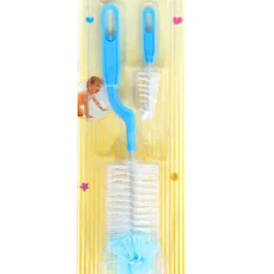 Kit de Escovas para Mamadeiras e Bicos For Baby Azul – Pais e Filhos