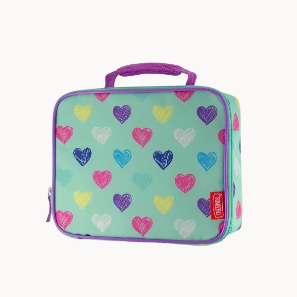 Lancheira Térmica Infantil Corações Coloridos – Thermos