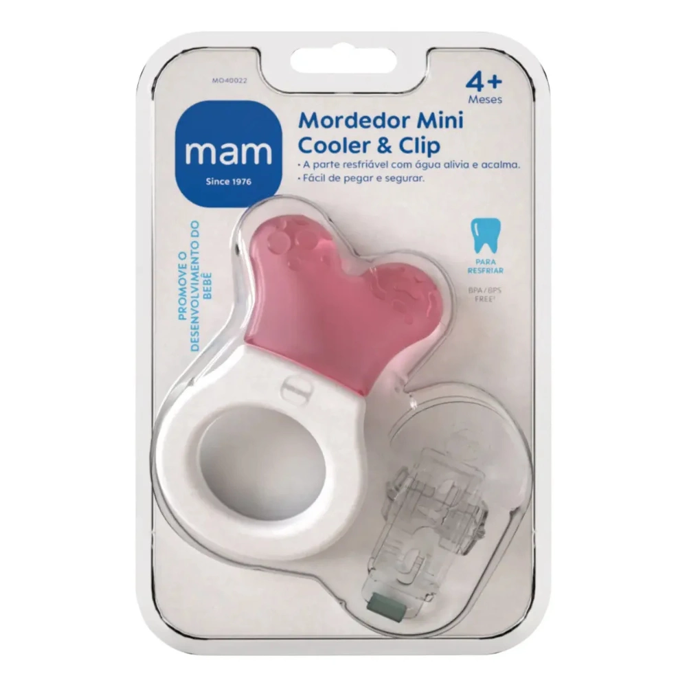 Mordedor Mini Cooler & Clip Rosa – Mam - Image 4