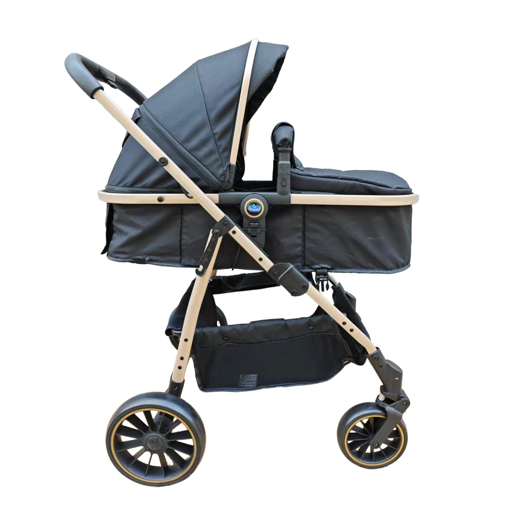 Carrinho Move 3 em 1 Preto Golden + Bebê Conforto Nina Preto + Base – Passear - Image 8