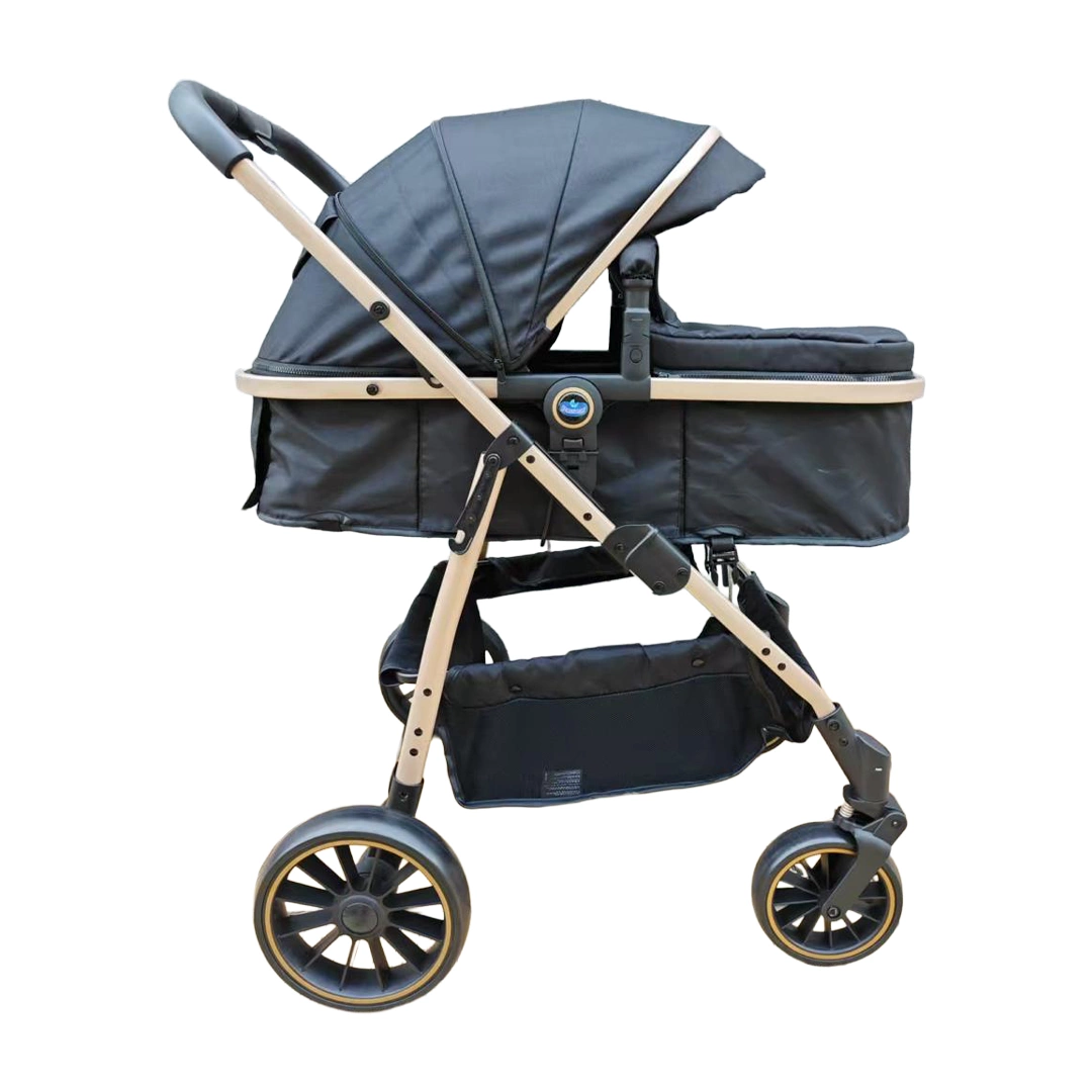 Carrinho Move 3 em 1 Preto Golden + Bebê Conforto Nina Preto + Base – Passear - Image 9