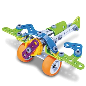 Super Avião de Montar 73 Peças Colorido – PlayDuc
