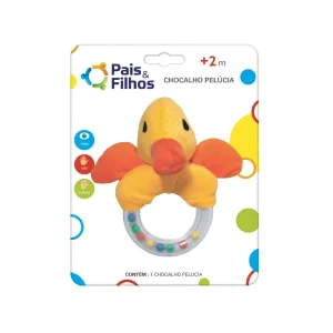 Pelúcia com Chocalho Pato – Pais & Filhos