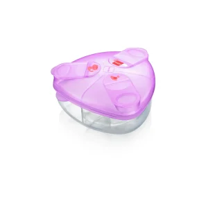 Porta Leite Em Pó com 3 Divisórias Rosa – Mam
