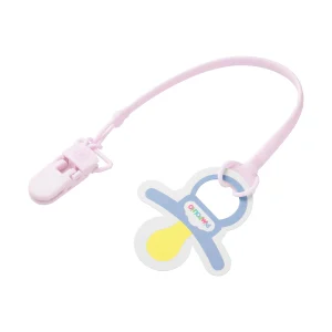 Prendedor De Chupeta Em Silicone Rosa – Pimpolho