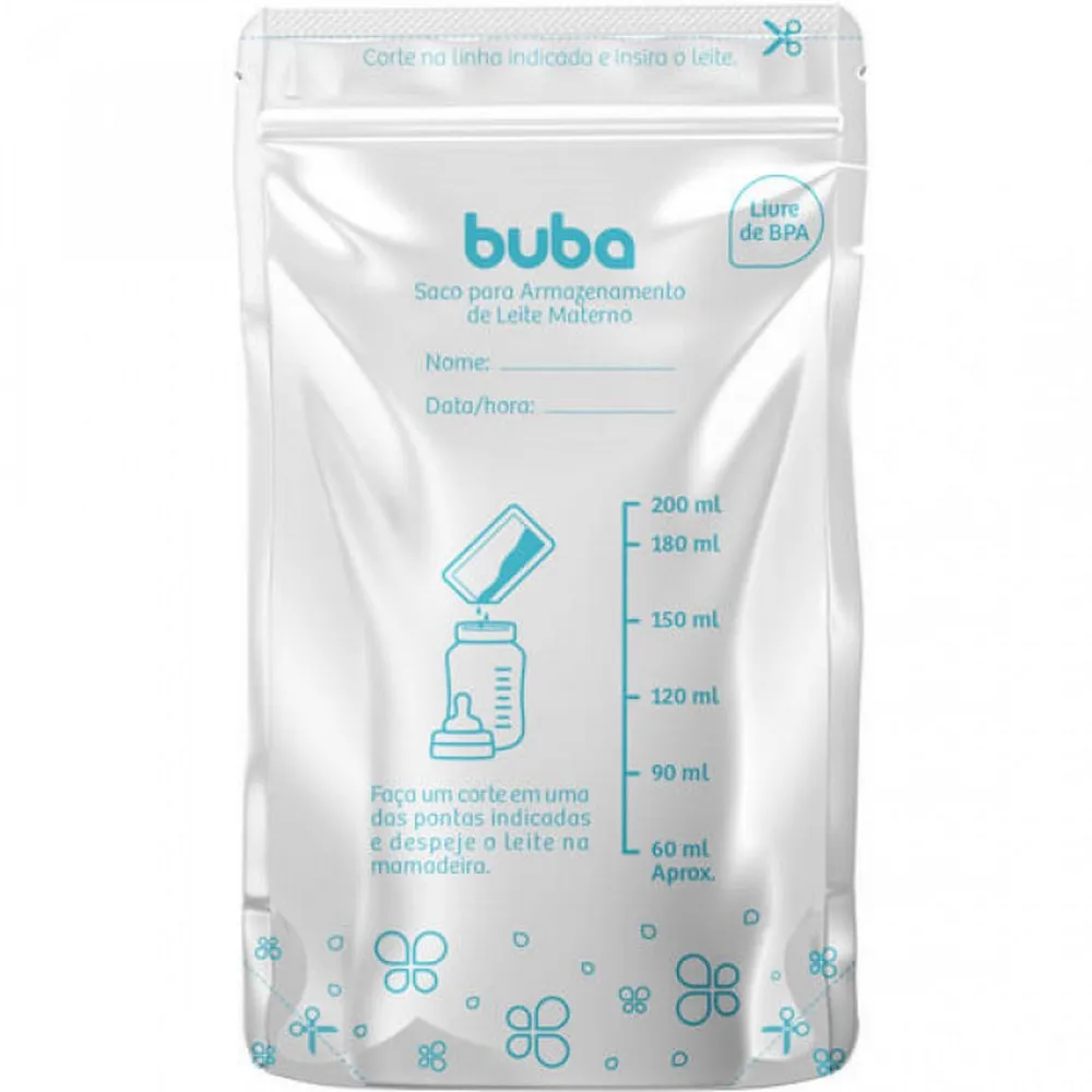 Saco para Armazenar Leite Materno – Buba