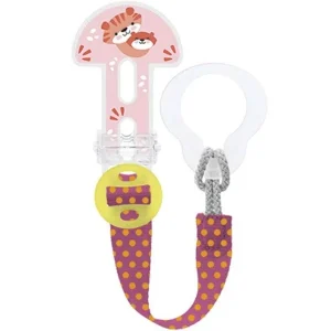 Prendedor de Chupetas Clip It! Tigre Rosa – MAM