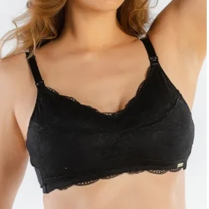 Sutiã Amamentação Rendado Preto – Love Secret