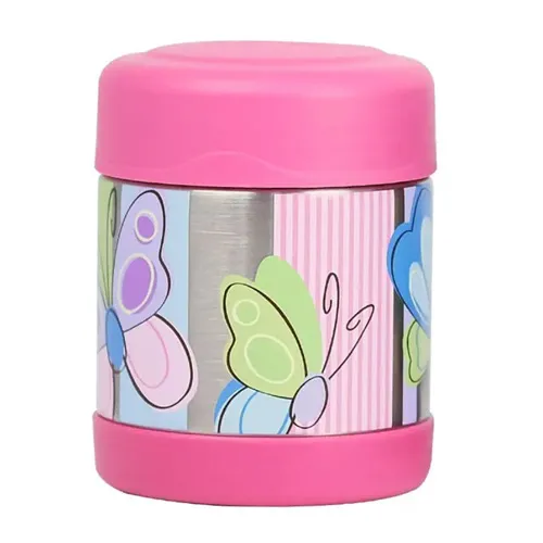 Tampa Para Pote Térmico Borboleta / Rosa – Thermos - Image 4