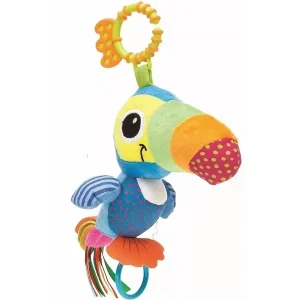 Tucano Pelúcia Chocalho Zuzu Azul  – Buba