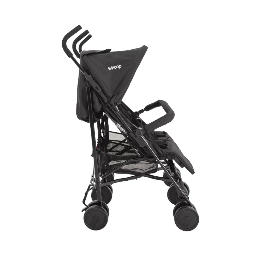 Carrinho Passeio Gêmeos Youme II Preto – Lenox Kiddo - Image 5